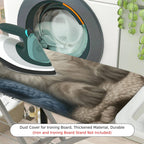 1-Piece Cat Kitten Blue  Ironing Board Cover, Universal Size, Without Board