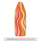 1-Piece Colorful Striped Pattern Waves Swirl  Ironing Board Cover, Universal Size, Without Board