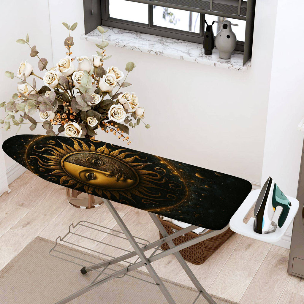 1-Piece Sun Moon Stars  Ironing Board Cover, Universal Size, Without Board