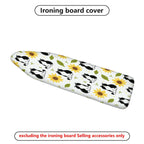 1-Piece Cat Sunflower Leaf  Ironing Board Cover, Universal Size, Without Board