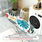 1-Piece Floral Tropical Leaf Pattern Colorful  Ironing Board Cover, Universal Size, Without Board