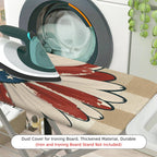 1-Piece American Star Flower Red  Ironing Board Cover, Universal Size, Without Board