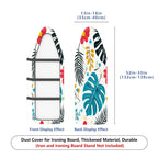 1-Piece Floral Tropical Leaf Pattern Colorful  Ironing Board Cover, Universal Size, Without Board