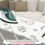 1-Piece Cat Yarn Fun  Ironing Board Cover, Universal Size, Without Board