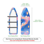 1-Piece Galaxy Stars Clouds  Ironing Board Cover, Universal Size, Without Board