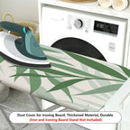1-Piece Green Leaf Tropical Forest Nature  Ironing Board Cover, Universal Size, Without Board