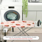 1-Piece Strawberry Floral Pattern  Ironing Board Cover, Universal Size, Without Board