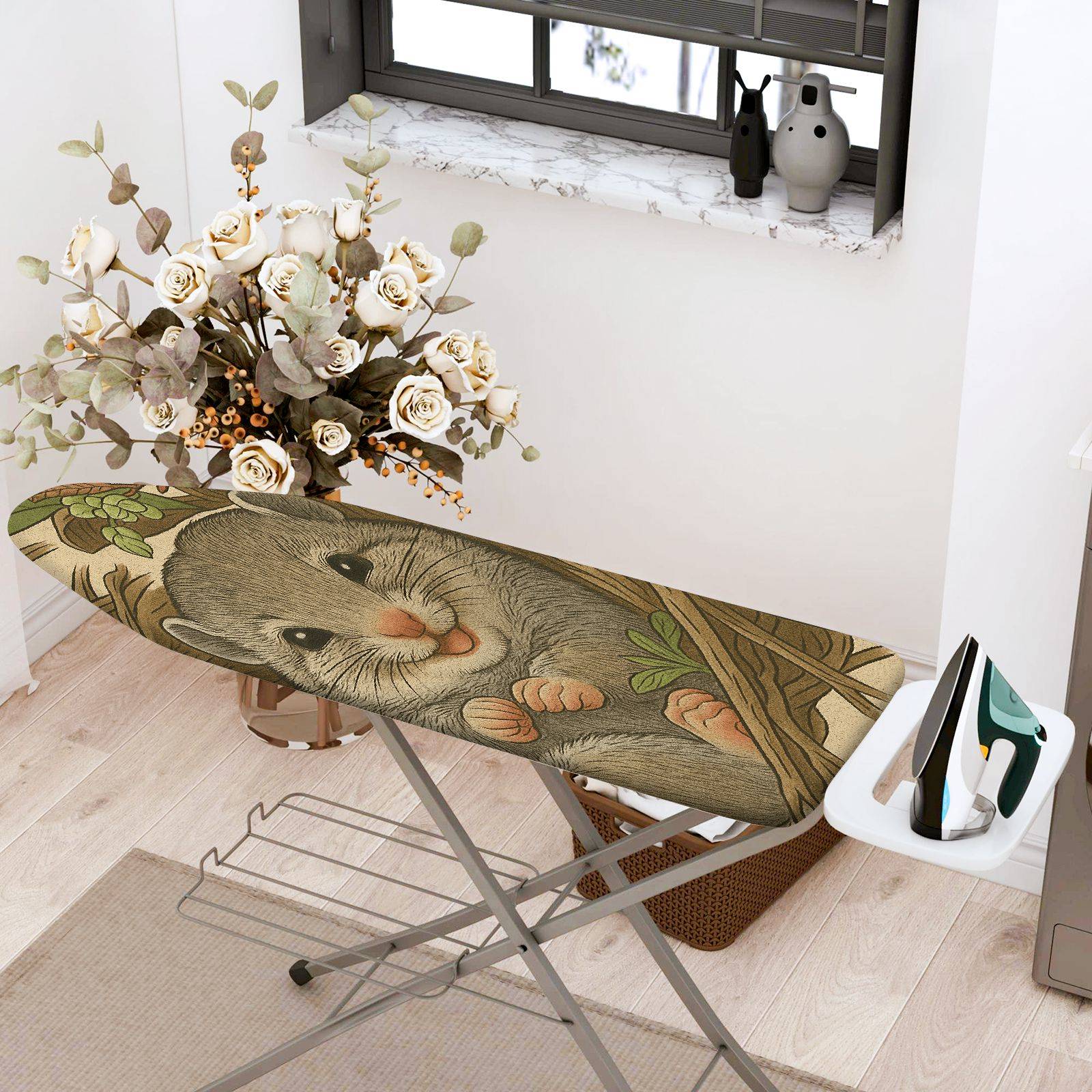 1-Piece Cute Animal  Nature  Ironing Board Cover, Universal Size, Without Board