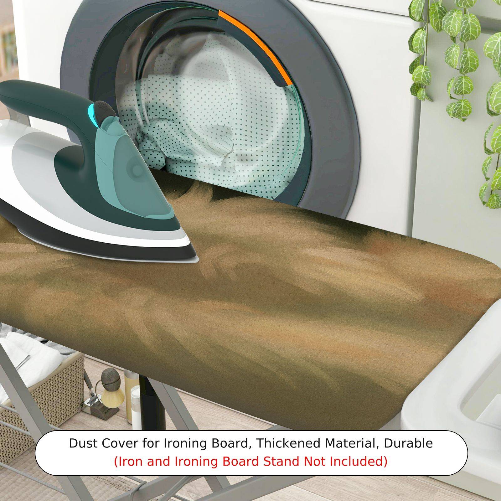 1-Piece Cat Print Feline Design Animal Art  Ironing Board Cover, Universal Size, Without Board