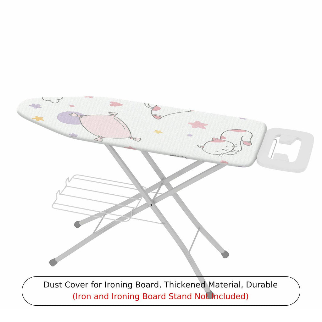 1-Piece Cat Star Pastel  Ironing Board Cover, Universal Size, Without Board