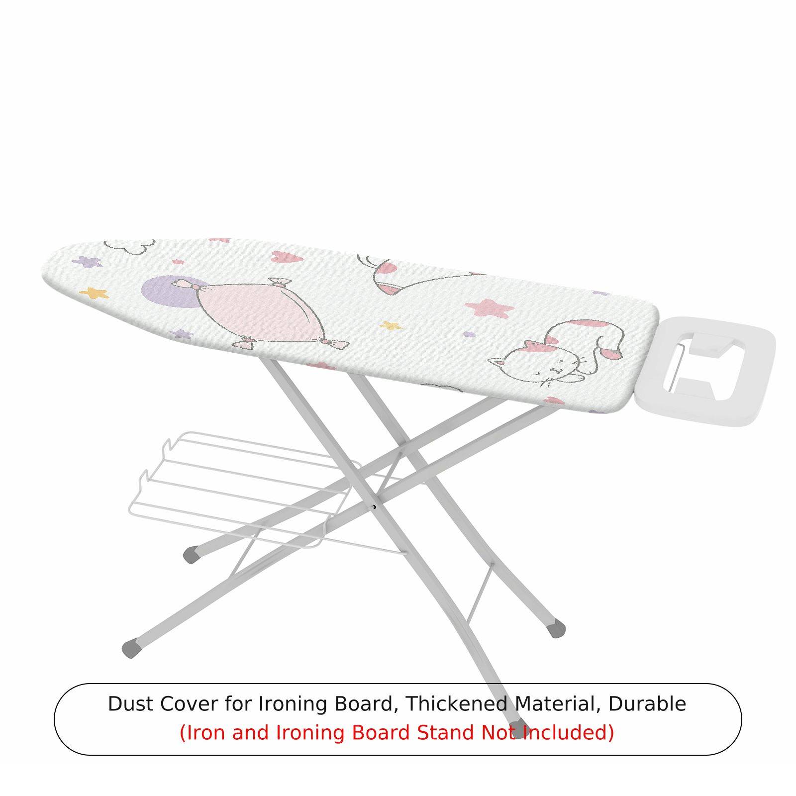 1-Piece Cat Star Pastel  Ironing Board Cover, Universal Size, Without Board