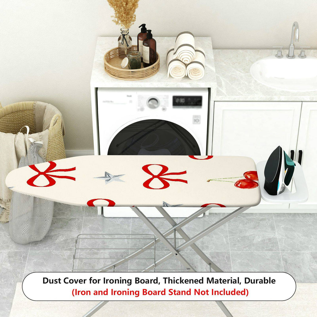 1-Piece Bow Cherry Star  Ironing Board Cover, Universal Size, Without Board