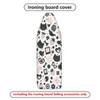 1-Piece Cat Bird Flower  Ironing Board Cover, Universal Size, Without Board