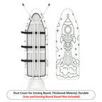 1-Piece Rocket Space Stars  Ironing Board Cover, Universal Size, Without Board