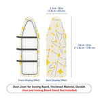 1-Piece Stars Moon Planet Galactic  Ironing Board Cover, Universal Size, Without Board