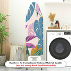 1-Piece Leaf Tropical Floral Pattern  Ironing Board Cover, Universal Size, Without Board