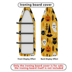 1-Piece Pumpkin Ghost Cat  Ironing Board Cover, Universal Size, Without Board