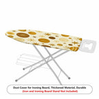 1-Piece Golden Star Polka Dot Artistic  Ironing Board Cover, Universal Size, Without Board