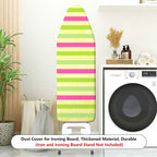 1-Piece Striped Colorful Pattern Decorative  Ironing Board Cover, Universal Size, Without Board