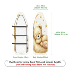 1-Piece Bear Sleeping Starry  Ironing Board Cover, Universal Size, Without Board