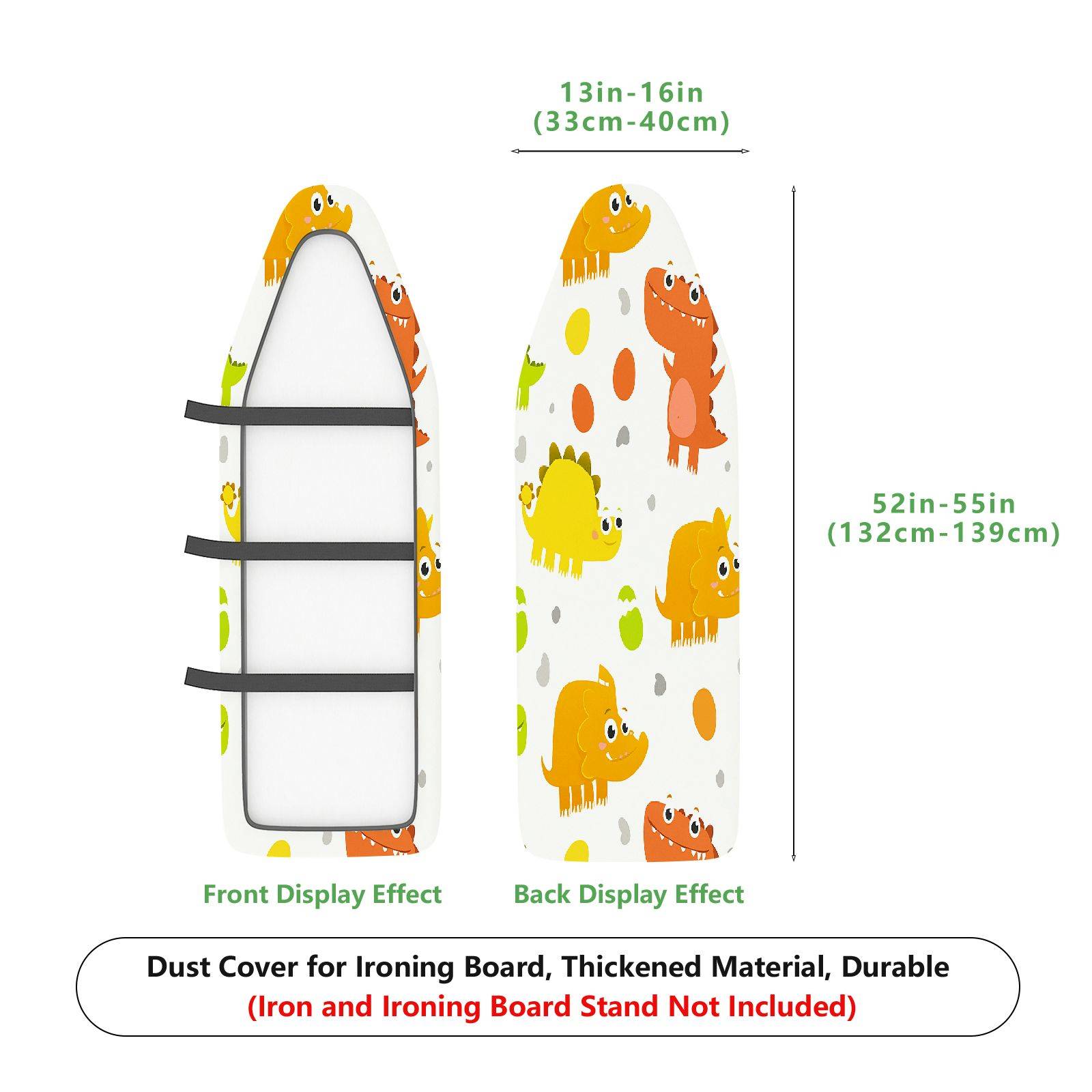 1-Piece Animal Pattern Colorful  Ironing Board Cover, Universal Size, Without Board
