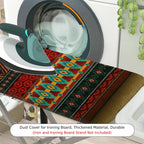 1-Piece Ethnic Retro Geometric  Ironing Board Cover, Universal Size, Without Board