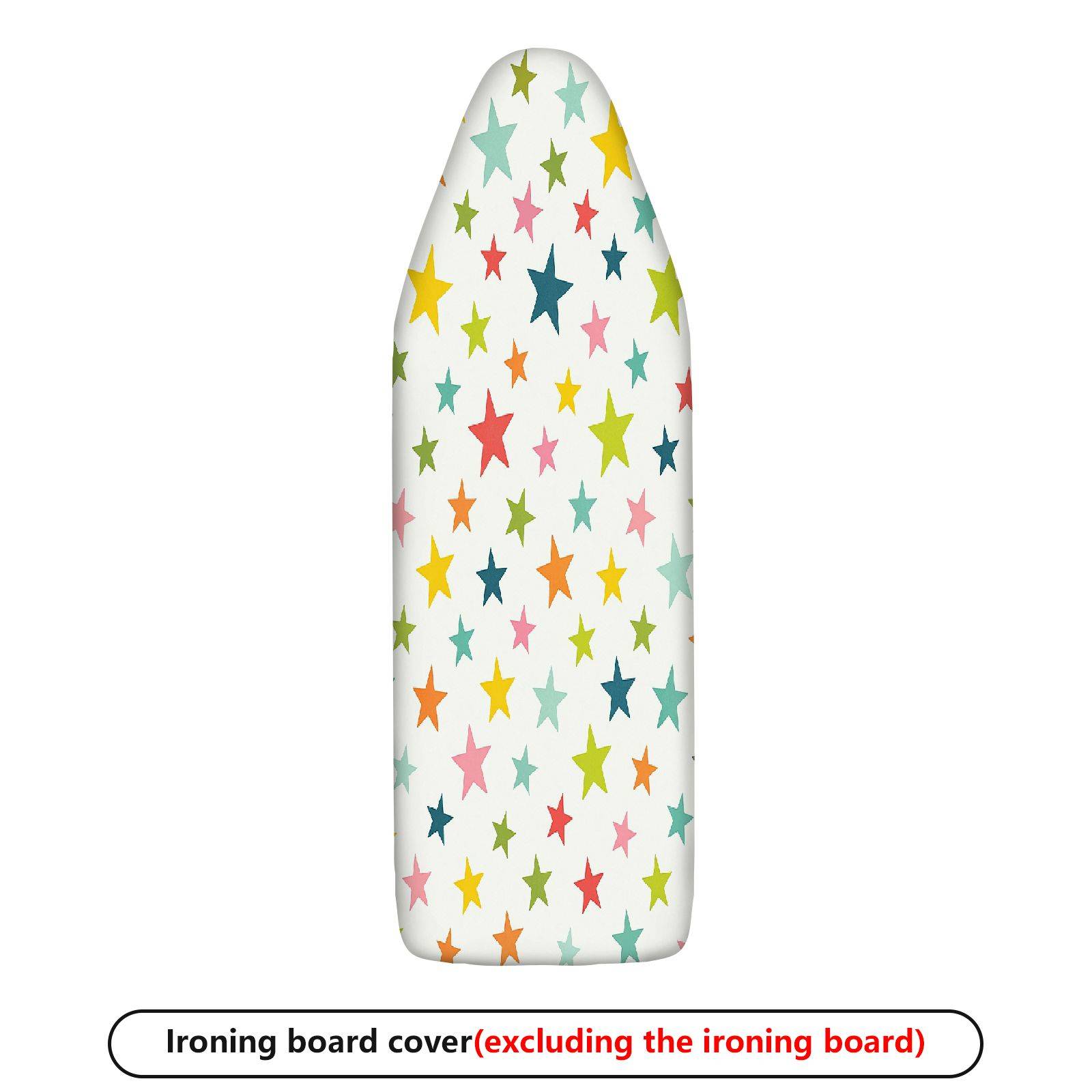 1-Piece Star Pattern Colorful Print Decorative  Ironing Board Cover, Universal Size, Without Board