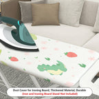 1-Piece Dinosaur Strawberry Floral  Ironing Board Cover, Universal Size, Without Board
