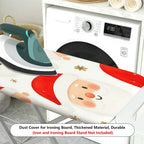 1-Piece Santa Claus Christmas Snowflake  Ironing Board Cover, Universal Size, Without Board