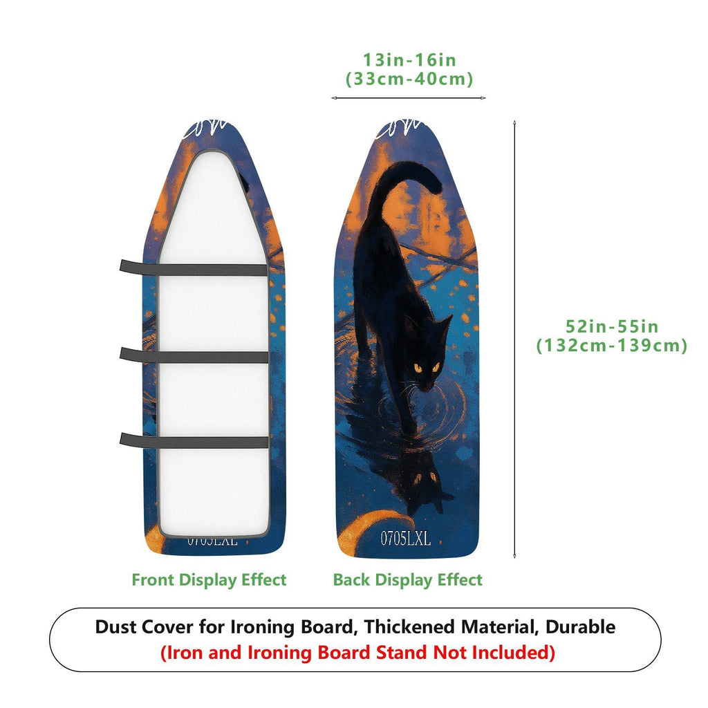 1-Piece cat starry night galaxy  Ironing Board Cover, Universal Size, Without Board