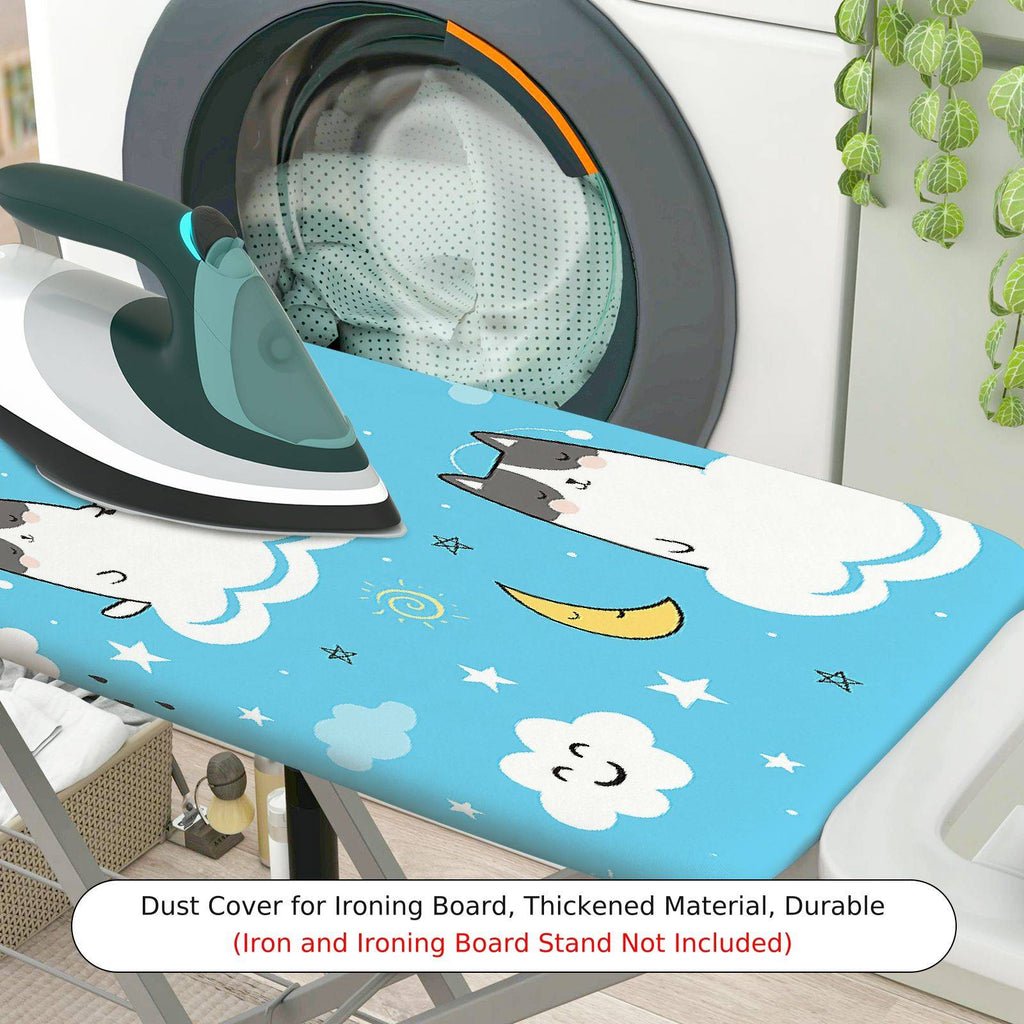 1-Piece Sheep Moon Stars  Ironing Board Cover, Universal Size, Without Board