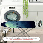 1-Piece Moonlight Reindeer Christmas  Ironing Board Cover, Universal Size, Without Board