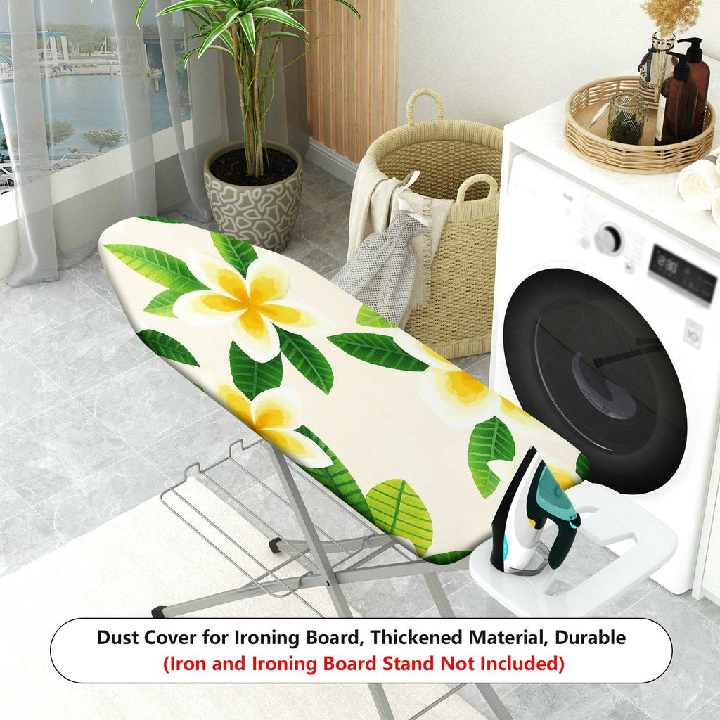 1-Piece Floral Leaf Tropical  Ironing Board Cover, Universal Size, Without Board