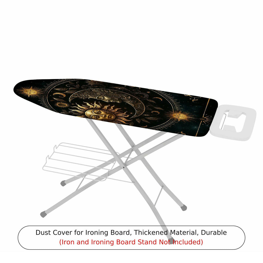 1-Piece Sun Moon Stars  Ironing Board Cover, Universal Size, Without Board