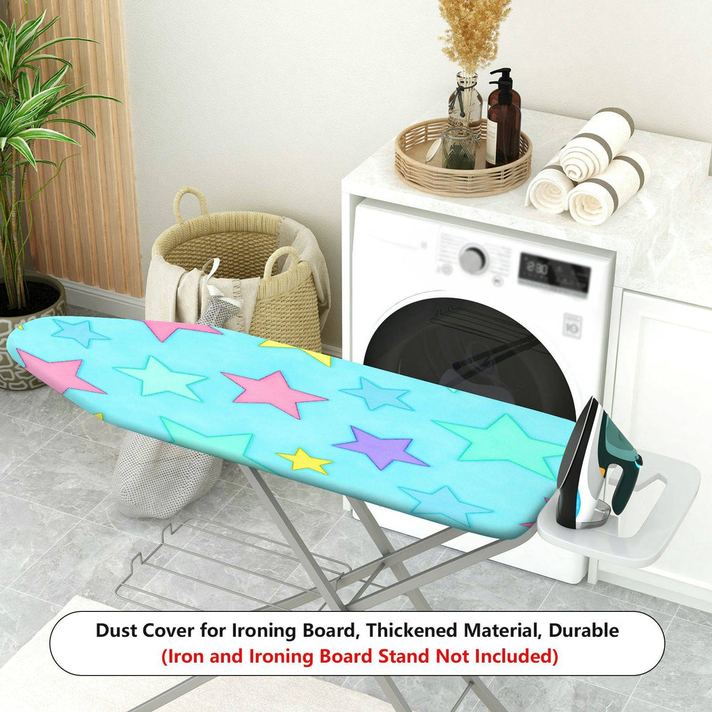 1-Piece Stars Multicolor Pastel  Ironing Board Cover, Universal Size, Without Board