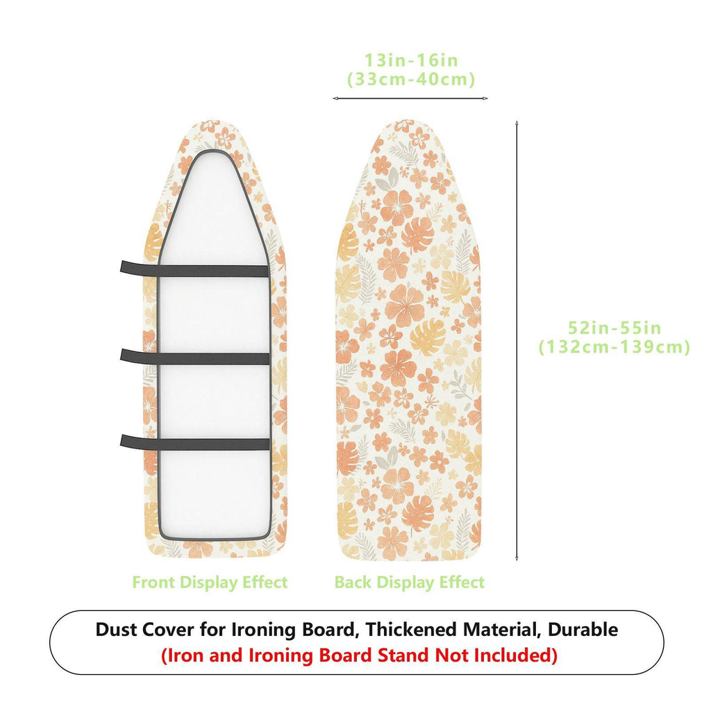 1-Piece Floral Tropical Spring  Ironing Board Cover, Universal Size, Without Board