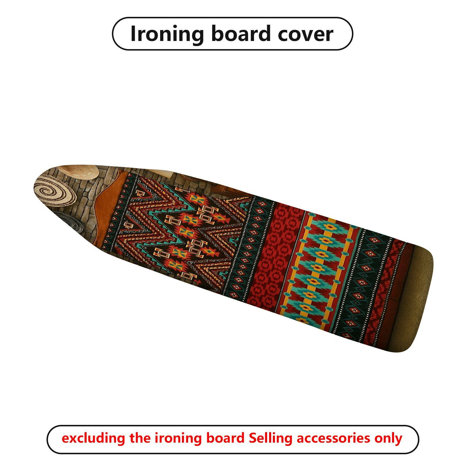 1-Piece Ethnic Retro Geometric  Ironing Board Cover, Universal Size, Without Board