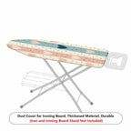 1-Piece Heart Pattern Striped Love Theme  Ironing Board Cover, Universal Size, Without Board