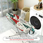 1-Piece Christmas Tree Forest Pattern Holiday Decoration  Ironing Board Cover, Universal Size, Without Board