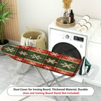 1-Piece Snowflake Plaid Christmas  Ironing Board Cover, Universal Size, Without Board