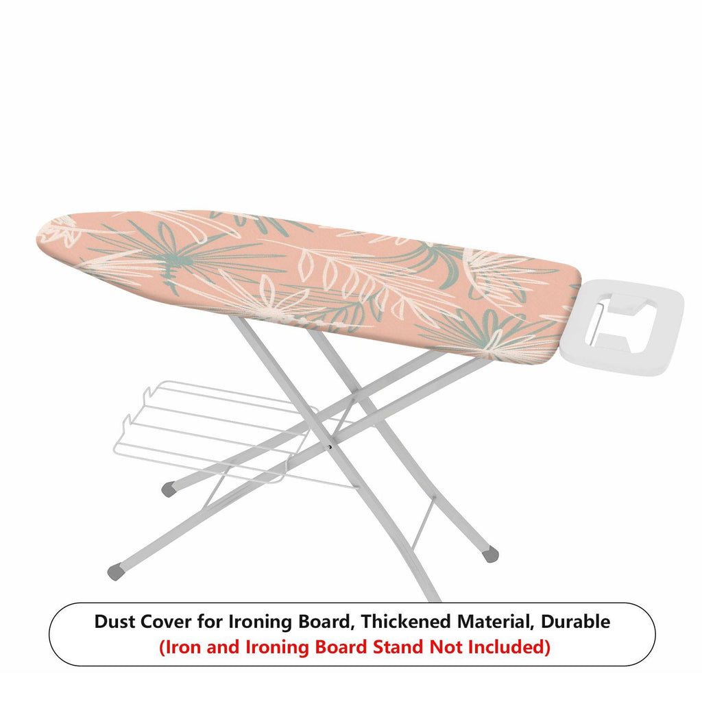1-Piece Leaf Minimalist Tropical  Ironing Board Cover, Universal Size, Without Board