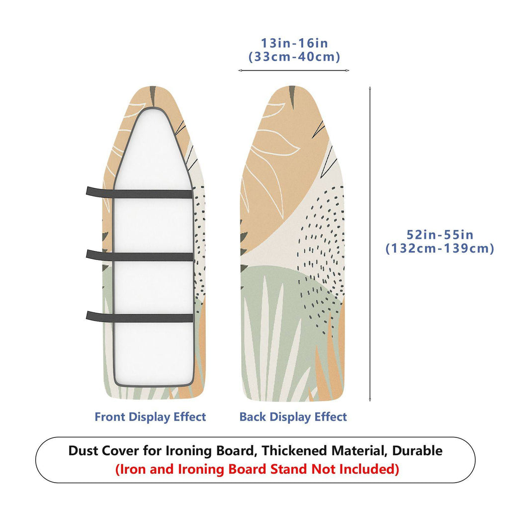 1-Piece Tropical Leaf Artistic Pattern Abstract  Ironing Board Cover, Universal Size, Without Board