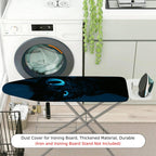 1-Piece Cat Eye Black Dark  Ironing Board Cover, Universal Size, Without Board