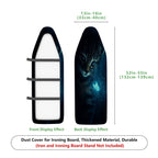 1-Piece Cat Night Fantasy  Ironing Board Cover, Universal Size, Without Board