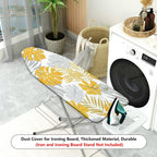 1-Piece Tropical Leaves Floral Greenery  Ironing Board Cover, Universal Size, Without Board