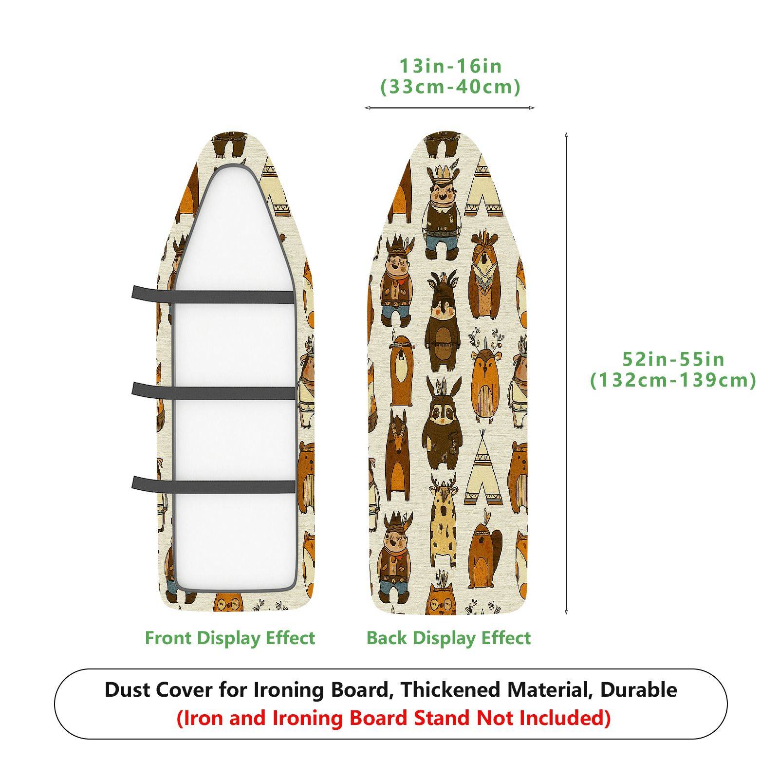 1-Piece Animals Pattern  Ironing Board Cover, Universal Size, Without Board