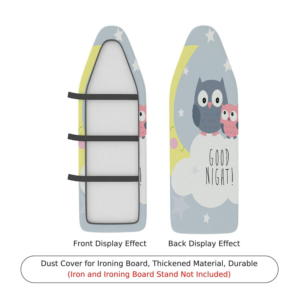 1-Piece Owl Night Star  Ironing Board Cover, Universal Size, Without Board