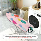 1-Piece Tropical Fruit Colorful Dots  Ironing Board Cover, Universal Size, Without Board