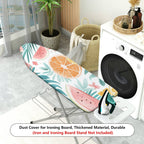 1-Piece Tropical Fruit Paradise Floral Pattern  Ironing Board Cover, Universal Size, Without Board