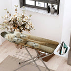 1-Piece Animal Print Cute Alpaca Family  Ironing Board Cover, Universal Size, Without Board
